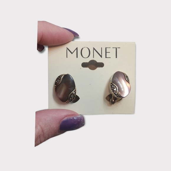 Vintage‎ monet earrings - Picture 3 of 4